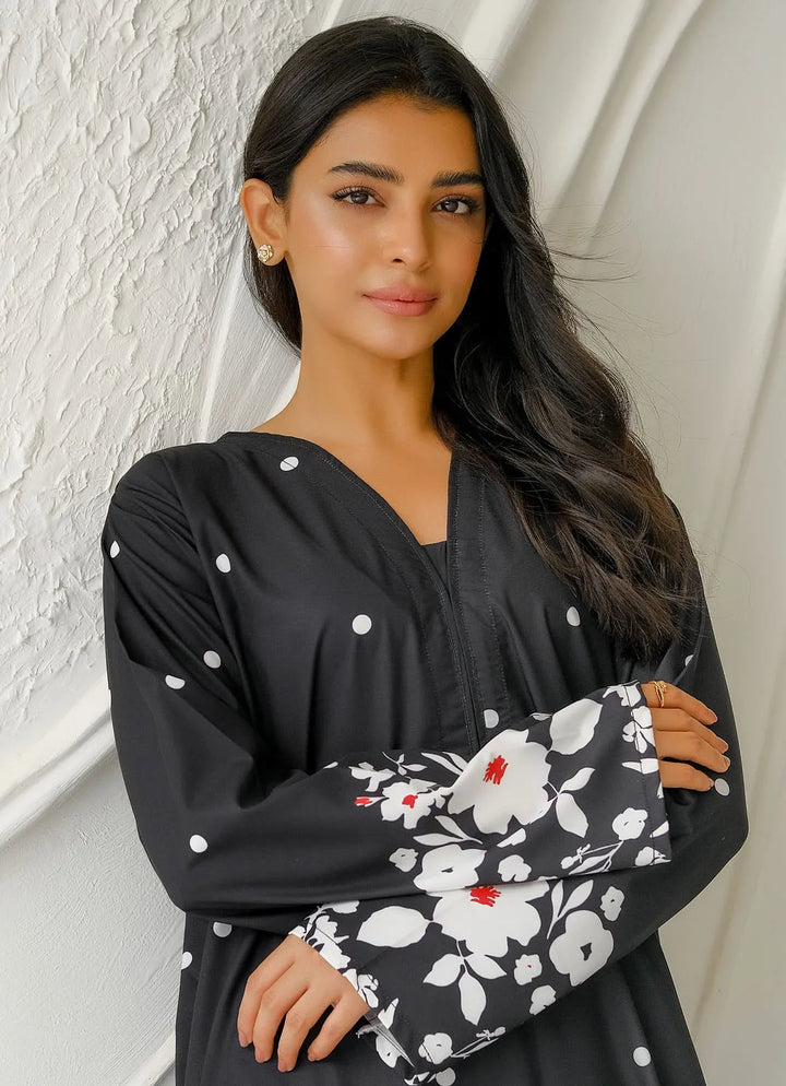 Dhaga Pret Printed Soft Crepe 2 Piece Eclipse