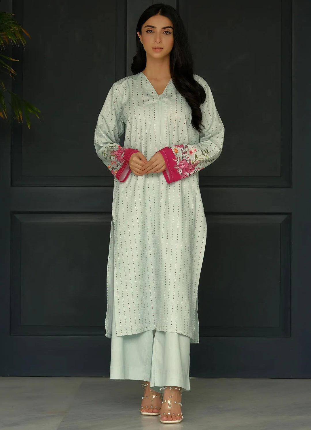 Dhaga Pret Printed Soft Crepe 2 Piece Primrose