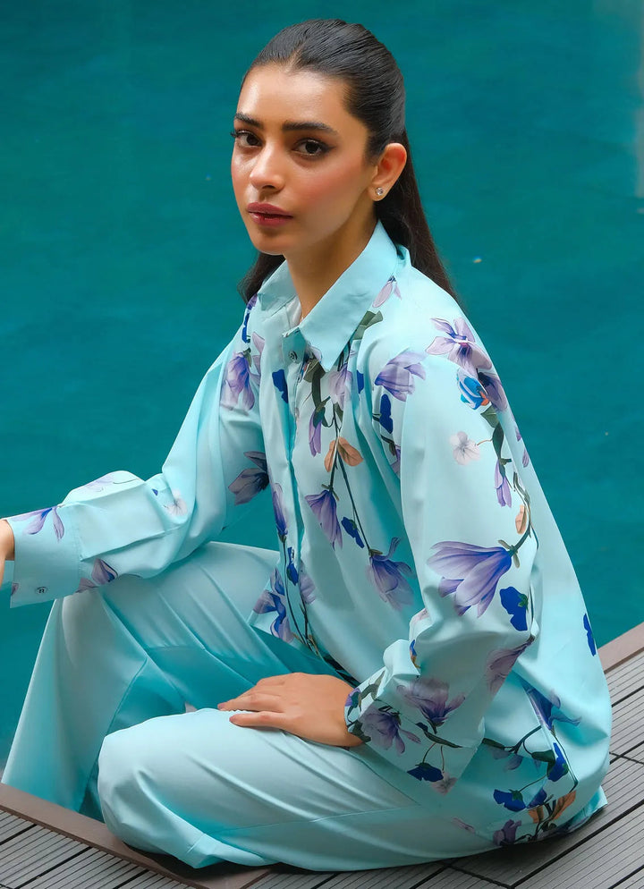 Dhaga Pret Printed Soft Crepe 2 Piece Tiffany