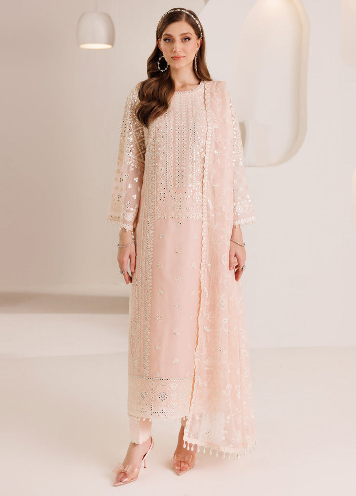 Dhagaay by Alizeh Fashion Embroidered Chiffon Suits Unstitched 3 Piece AFB25DF D-01 Miksha - Festive Collection