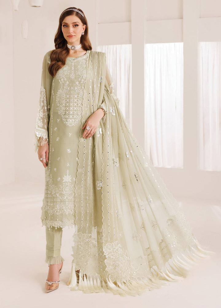 Dhagaay by Alizeh Fashion Embroidered Chiffon Suits Unstitched 3 Piece AFB25DF D-03 Ahana - Festive Collection