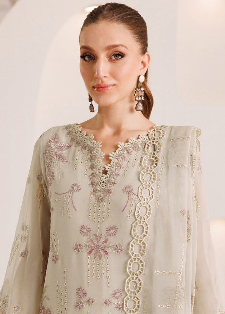 Dhagaay by Alizeh Fashion Embroidered Chiffon Suits Unstitched 3 Piece AFB25DF D-05 Raviyah - Festive Collection