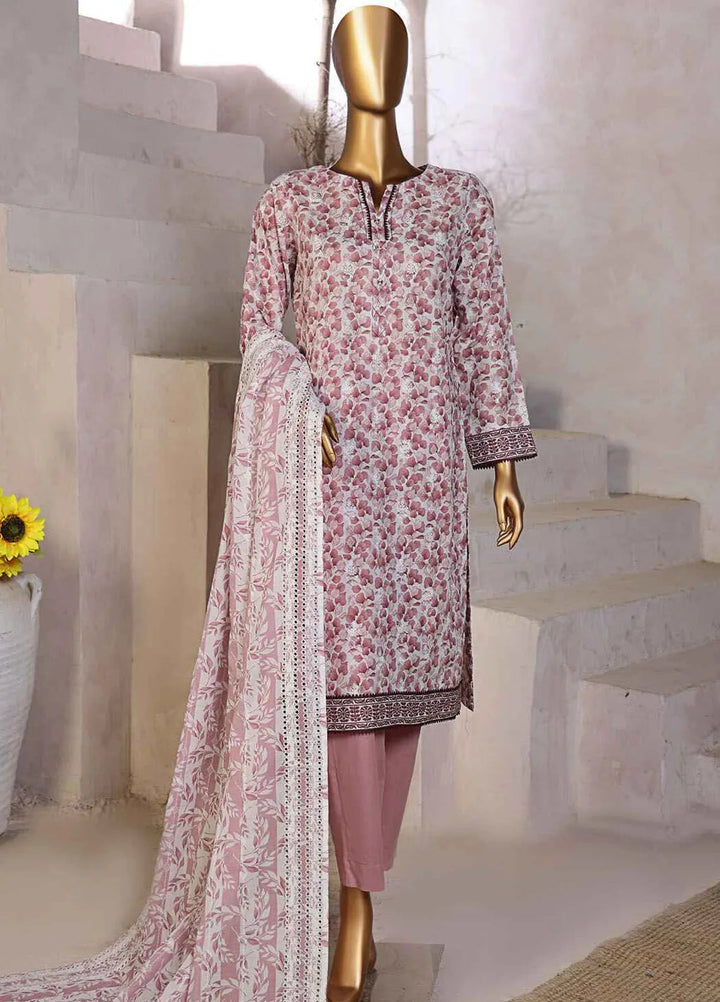 Dhagakari by HZ Textiles Embroidered Lawn Suits Unstitched 3 Piece HZ25DH DEC-990 - Summer Collection
