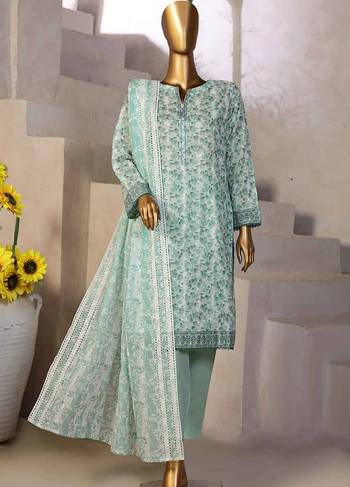 Dhagakari by HZ Textiles Embroidered Lawn Suits Unstitched 3 Piece HZ25DH DEC-994 - Summer Collection