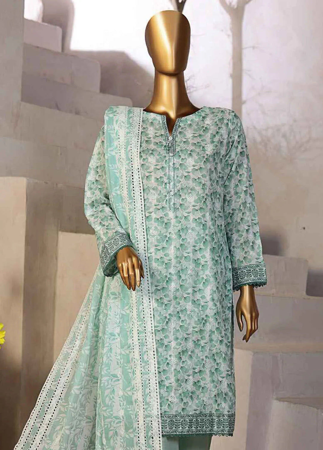 Dhagakari by HZ Textiles Embroidered Lawn Suits Unstitched 3 Piece HZ25DH DEC-994 - Summer Collection