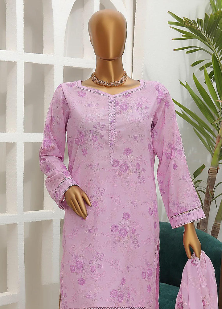 Dhagakari By HZ Textiles Embroidered Cotton Suits Unstitched 3 Piece HZ23DG PDK-50 - Formal Collection