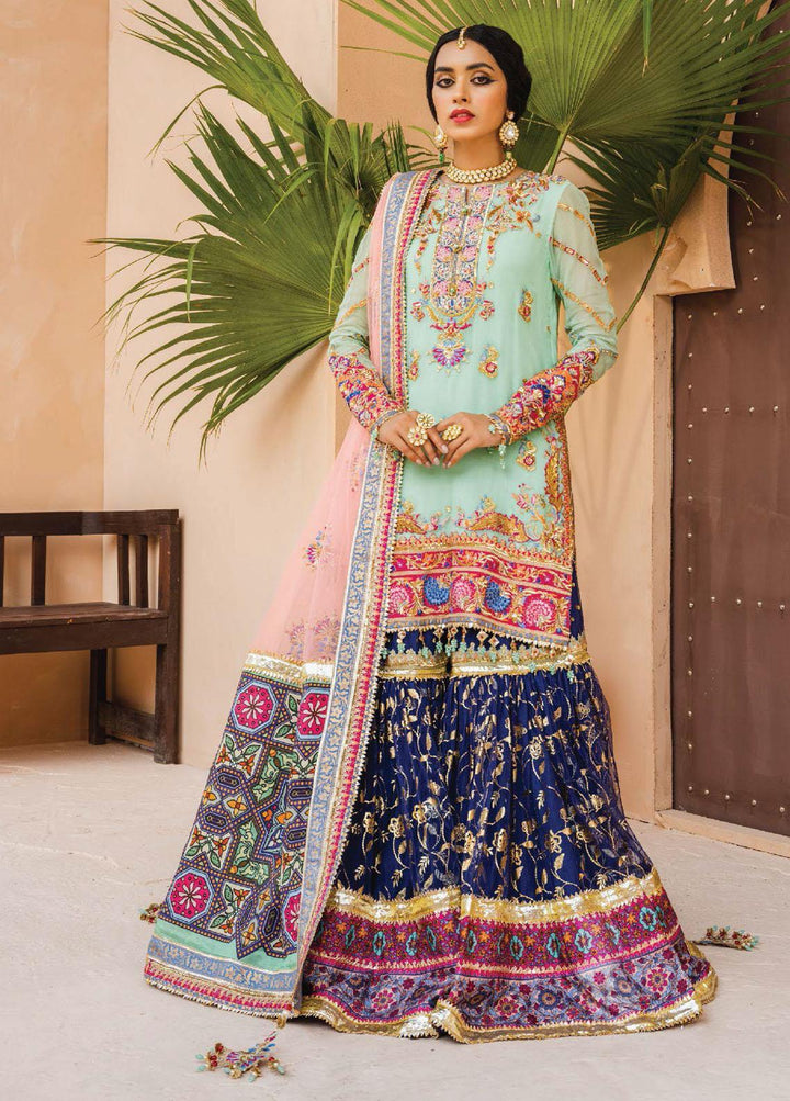 Dhanak By Anaya Embroidered Chiffon Suits Unstitched 3 Piece AKC22M AKM22-01 Naaz - Wedding Collection