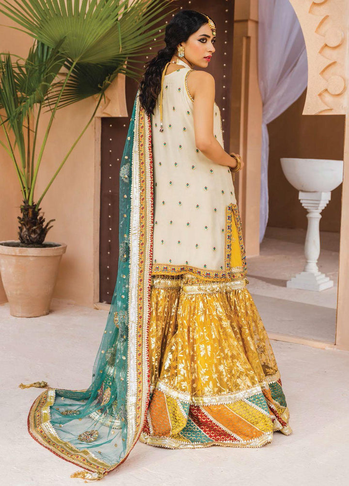 Dhanak By Anaya Embroidered Chiffon Suits Unstitched 3 Piece AKC22M AKM22-03 Hoor - Wedding Collection