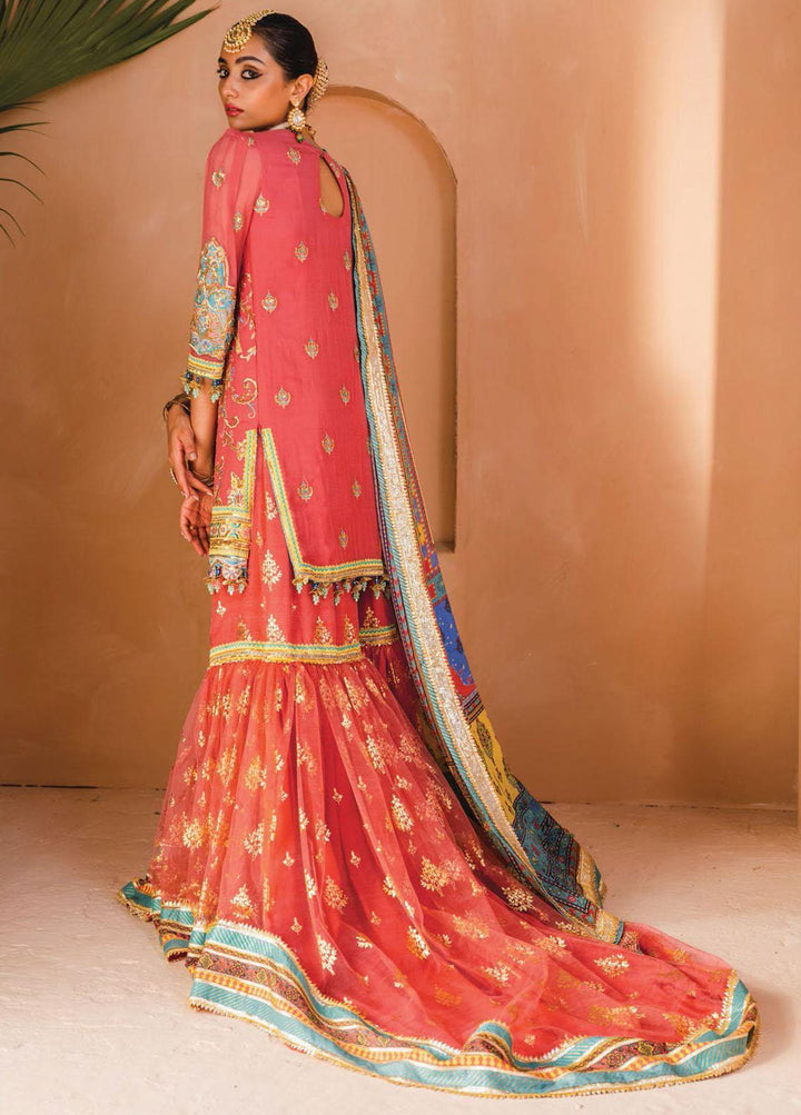 Dhanak By Anaya Embroidered Chiffon Suits Unstitched 3 Piece AKC22M AKM22-04 Tehseen - Wedding Collection