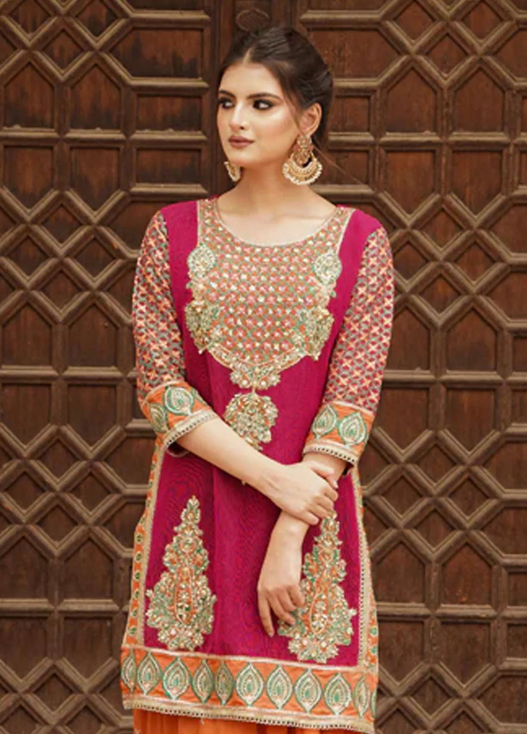 Dhanak By Ayat Pret Embroidered Net 3 Piece Suit Chanchal