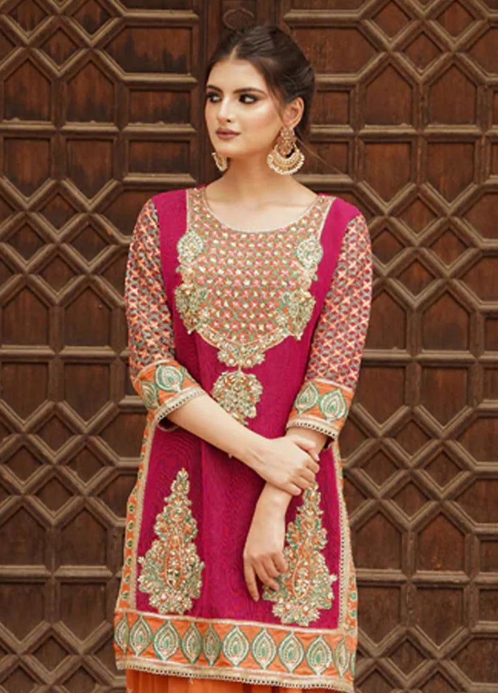 Dhanak By Ayat Pret Embroidered Net 3 Piece Suit Chanchal