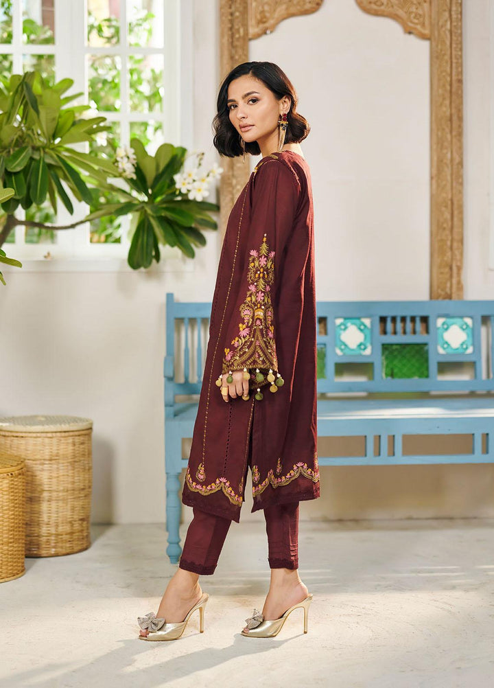 Dhanak Festive Pret  Cotton 2 Piece Suit DC-2056 MAROON