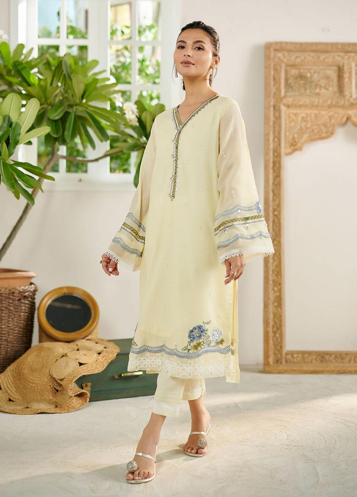 Dhanak Festive Pret  Cotton 2 Piece Suit DC-2082 LEMON