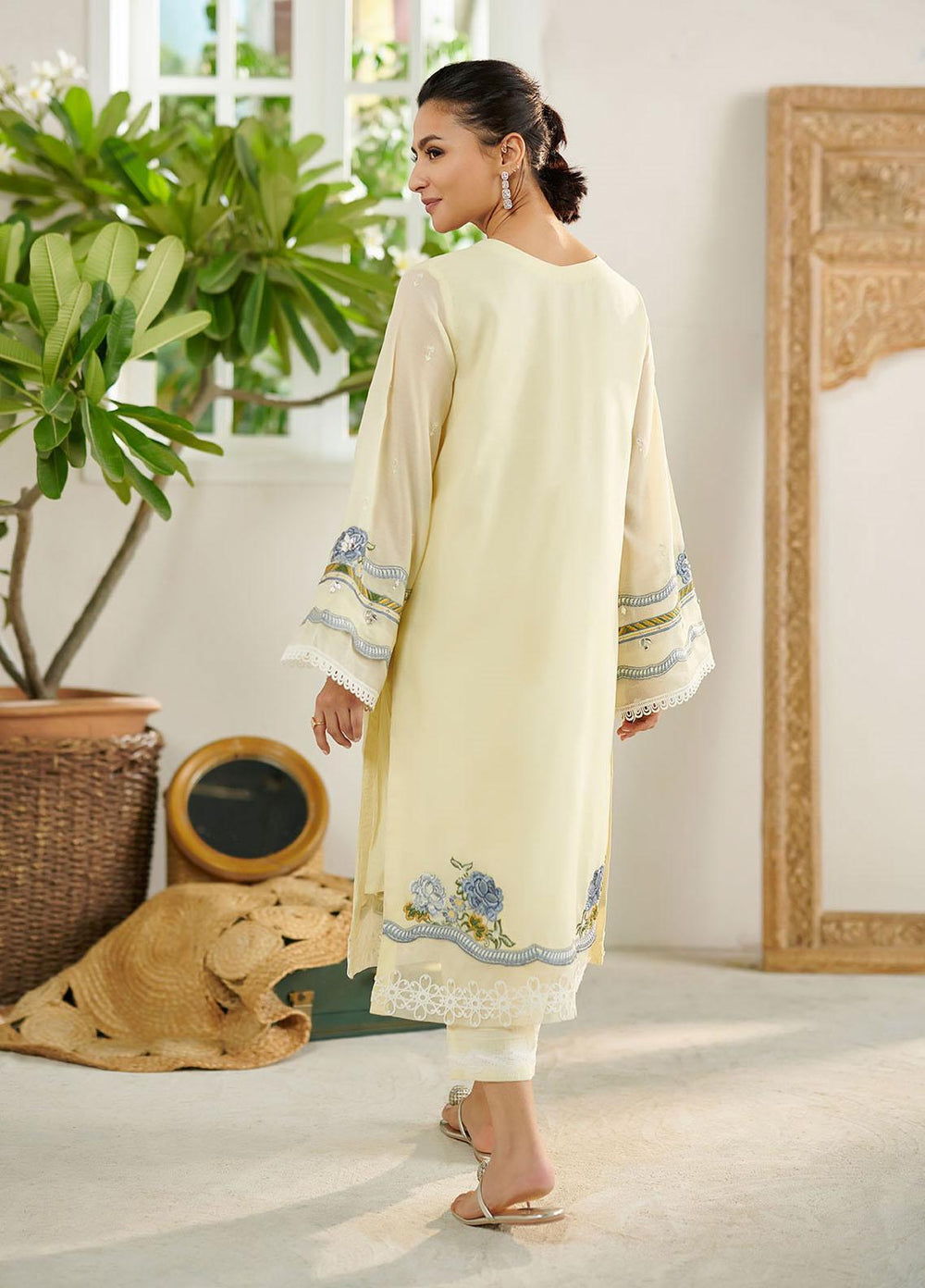 Dhanak Festive Pret  Cotton 2 Piece Suit DC-2082 LEMON