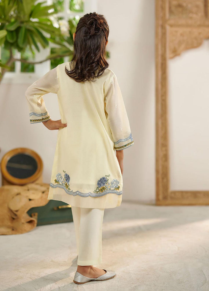 Dhanak Festive Pret  Cotton 2 Piece Suit DK-0133 LEMON