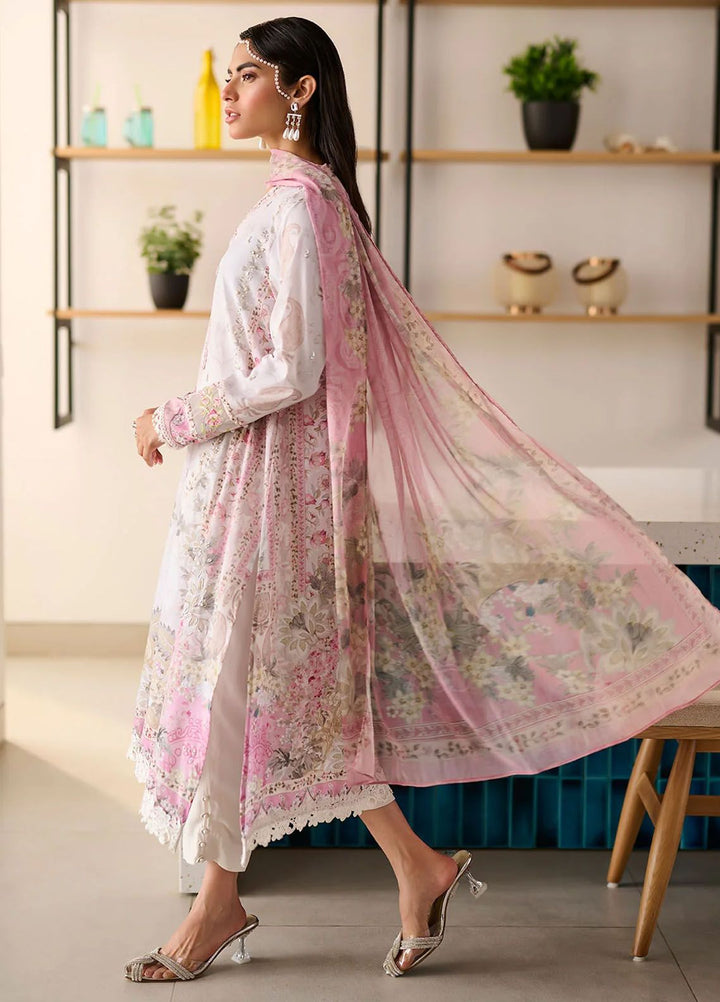 Dhanak Pret Embroidered Silk 2 Piece Suit SS24DA-2360 Grey