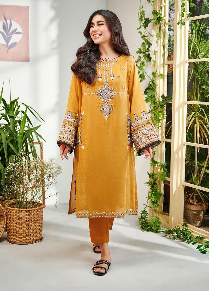 Dhanak Casual Pret Embroidered Cotton 2 Piece Suit DC-2008