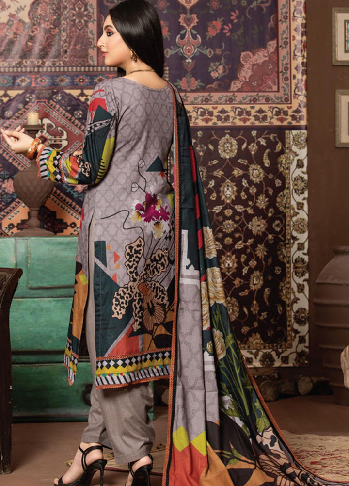 Dhanak by MTF Embroidered Dhanak Suits Unstitched 3 Piece MTF21DH D-04 - Winter Collection