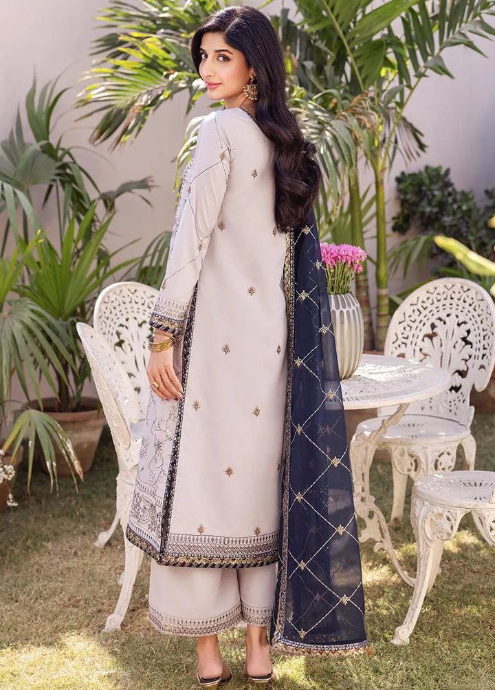 Dhanak Rang by Asim Jofa Embroidered Silk Suit Unstitched 3 Piece AJ24DR AJCF-13 - Festive Collection