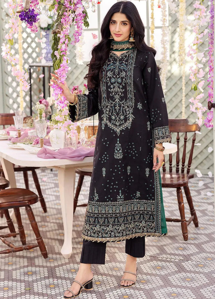 Dhanak Rang by Asim Jofa Embroidered Silk Suit Unstitched 3 Piece AJ24DR AJCF-21 - Festive Collection