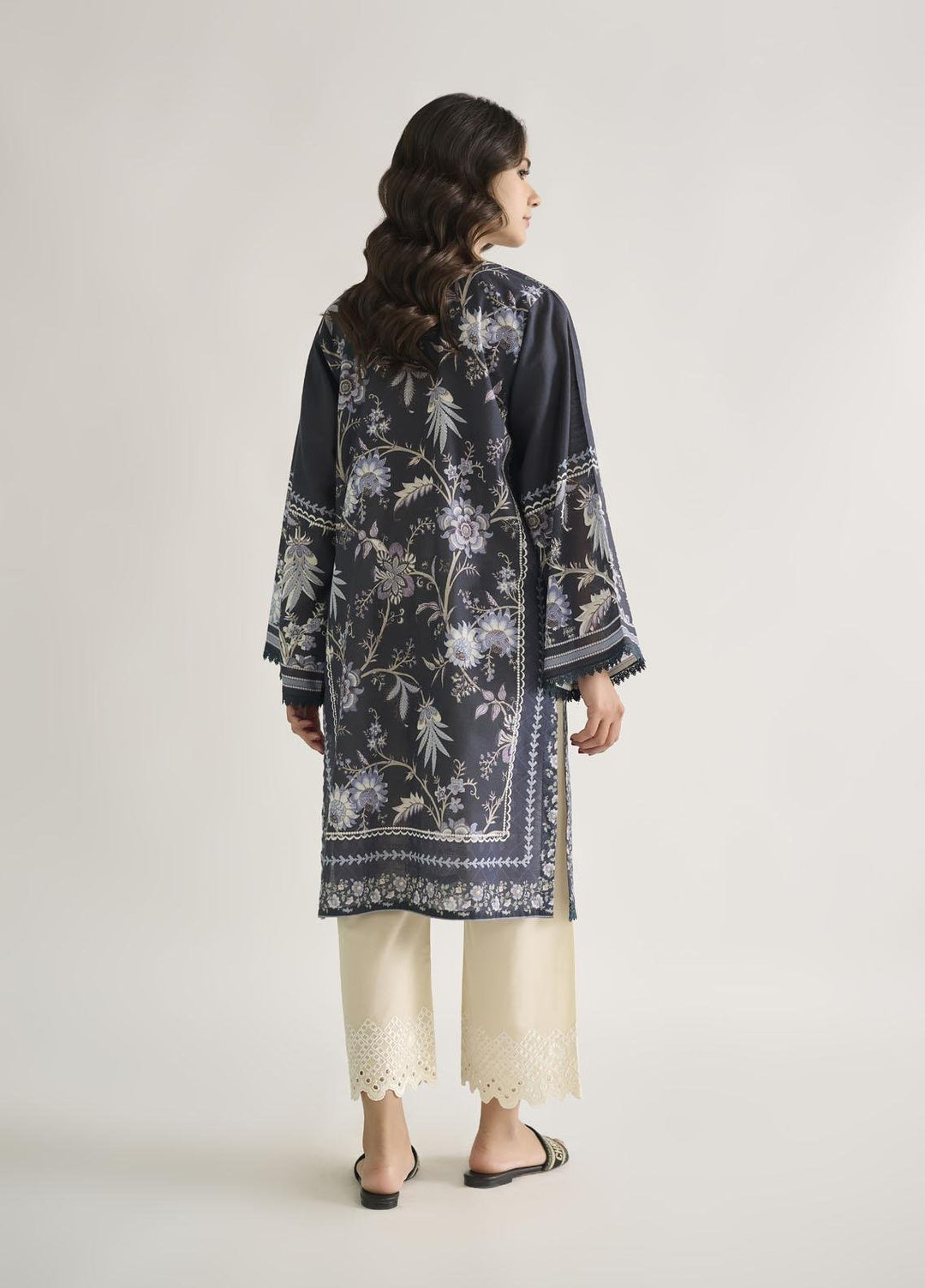 Dhanak Casual Pret  Khaddar Shirt DC-0456 GREY
