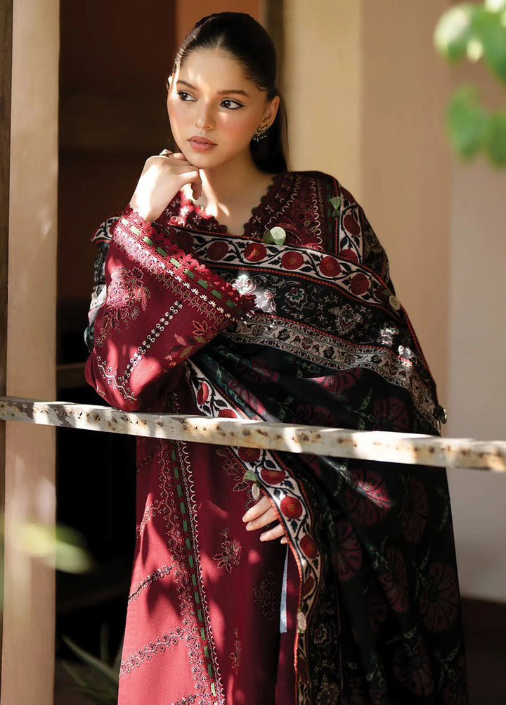 Dhoop Kinaray by Xenia Embroidered Khaddar Suit Unstitched 3 Piece D-01 Sandhuri - Winter Collection