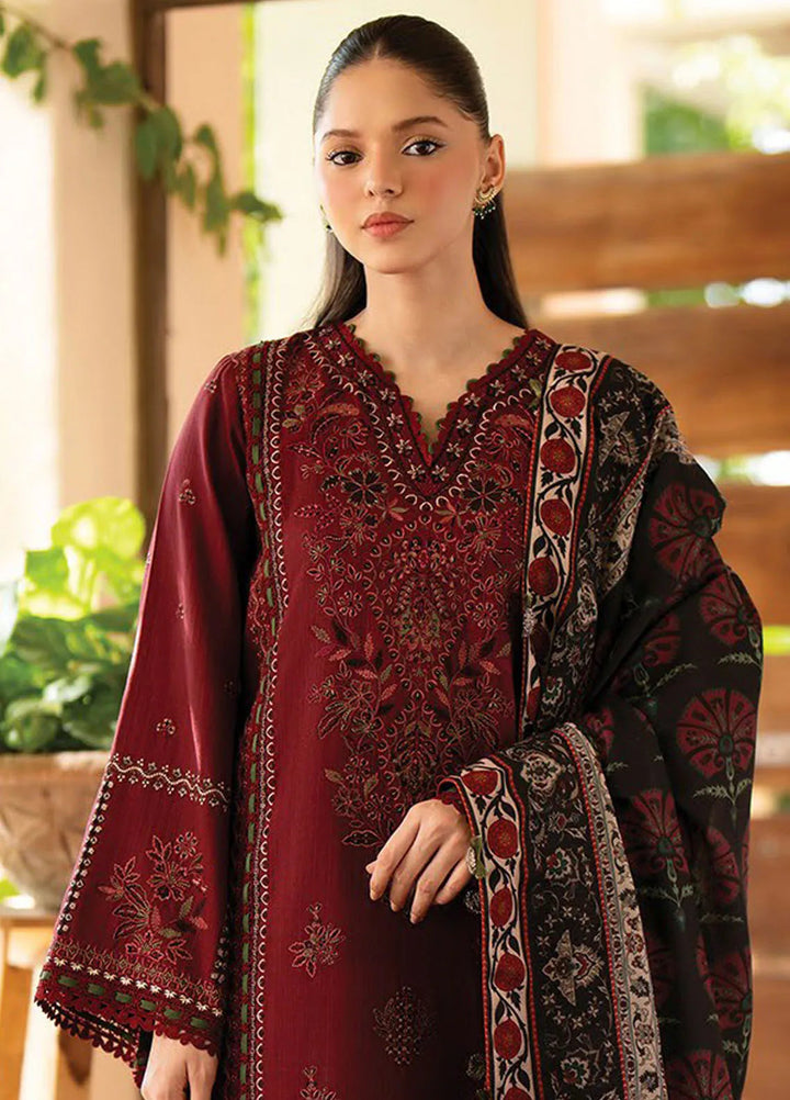 Dhoop Kinaray by Xenia Embroidered Khaddar Suit Unstitched 3 Piece D-01 Sandhuri - Winter Collection