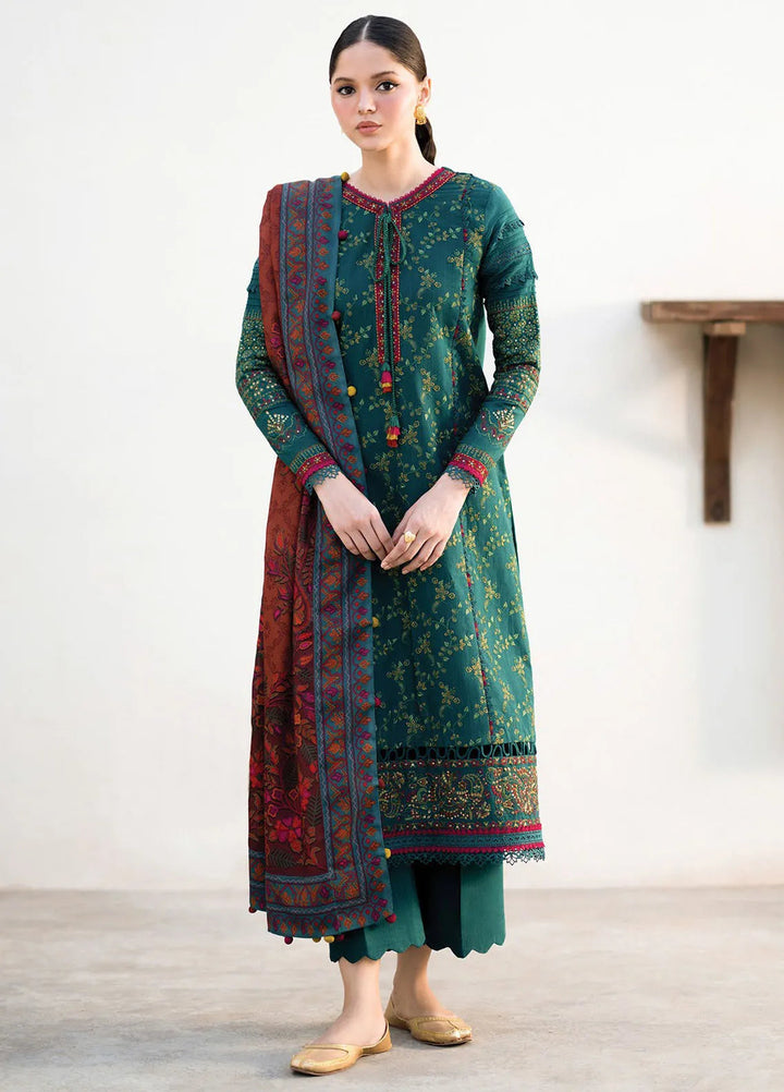 Dhoop Kinaray by Xenia Embroidered Khaddar Suit Unstitched 3 Piece D-06 Zemurd - Winter Collection