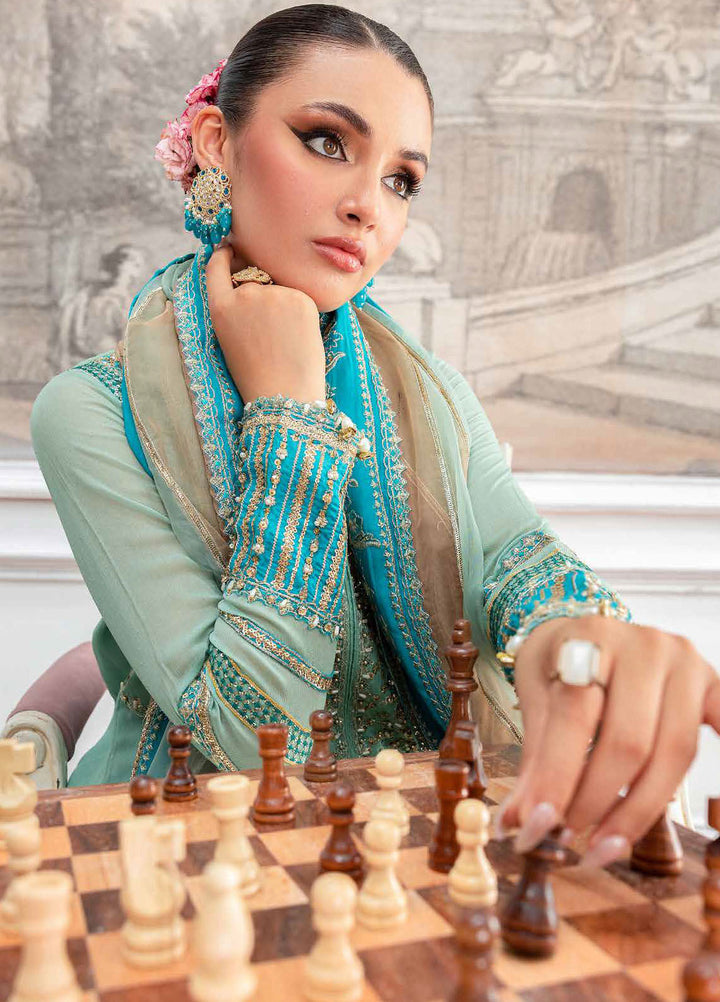 Diamond Dust by Charizma Embroidered Chiffon Suits Unstitched 4 Piece CRZ25DC DD5-04 - Formals Collection