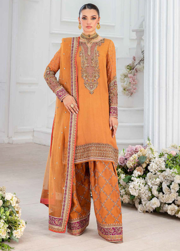 Diamond Dust by Charizma Embroidered Chiffon Suits Unstitched 4 Piece CRZ25DC DD5-06 - Formals Collection