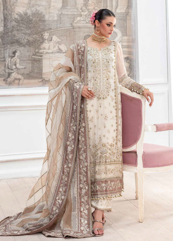 Diamond Dust by Charizma Embroidered Chiffon Suits Unstitched 4 Piece CRZ25DC DD5-07 - Formals Collection