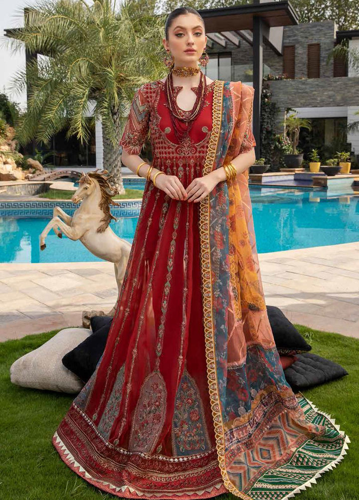 Diamond Dust by Charizma Embroidered Organza Suits Unstitched 3 Piece CRZ21DF DD-06 - Formals Collection