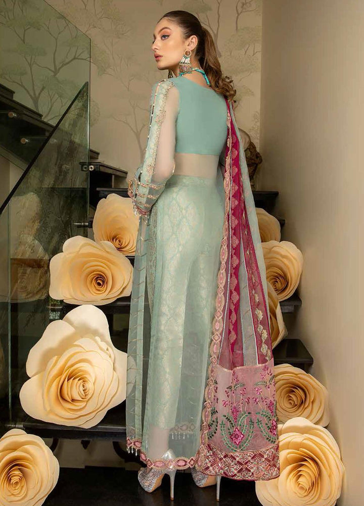 Diamond Dust by Charizma Embroidered Organza Suits Unstitched 3 Piece CRZ21DF DD-07 - Formals Collection