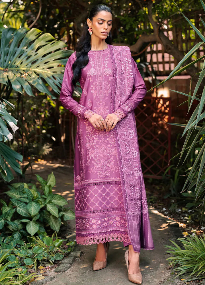 Diara By Bin Ilyas Embroidered Kotrai Suit Unstitched 3 Piece BI24DW 53-B - Winter Collection