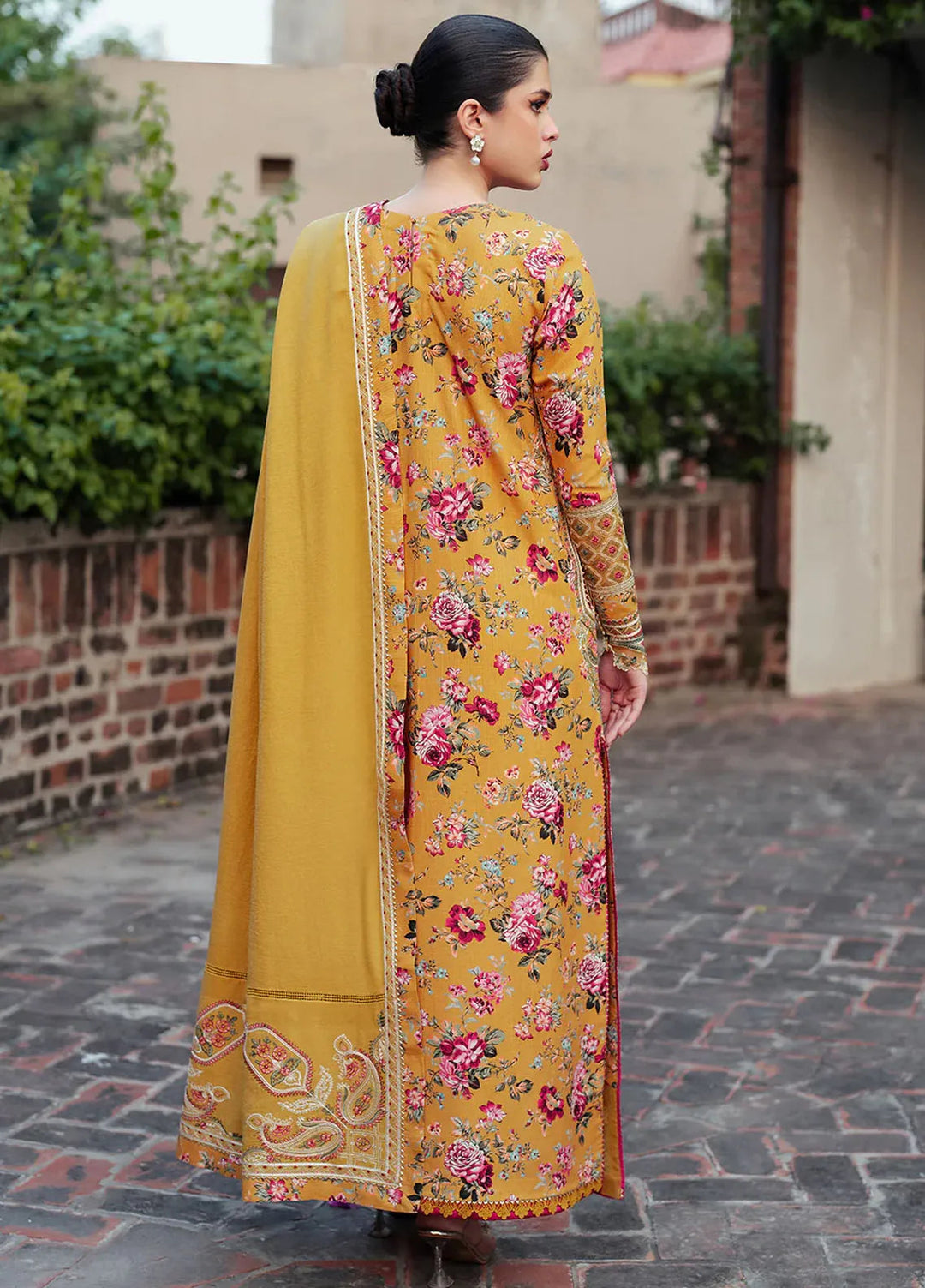 Diara By Bin Ilyas Embroidered Kotrai Suit Unstitched 3 Piece BI24DW 56-A - Winter Collection