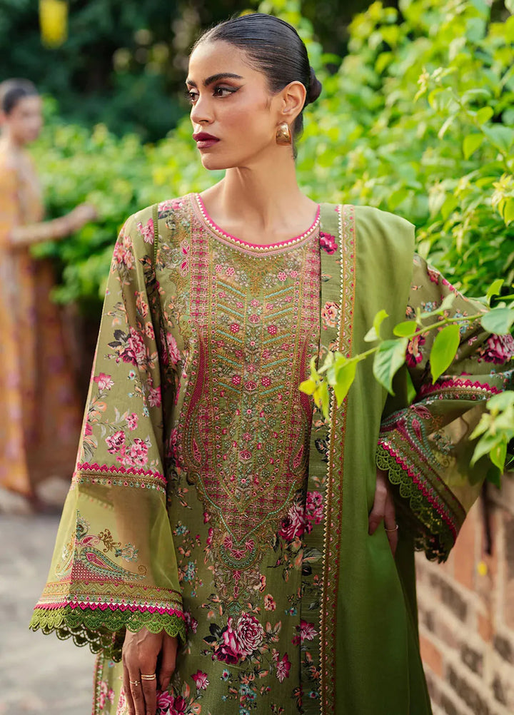 Diara By Bin Ilyas Embroidered Kotrai Suit Unstitched 3 Piece BI24DW 56-B - Winter Collection
