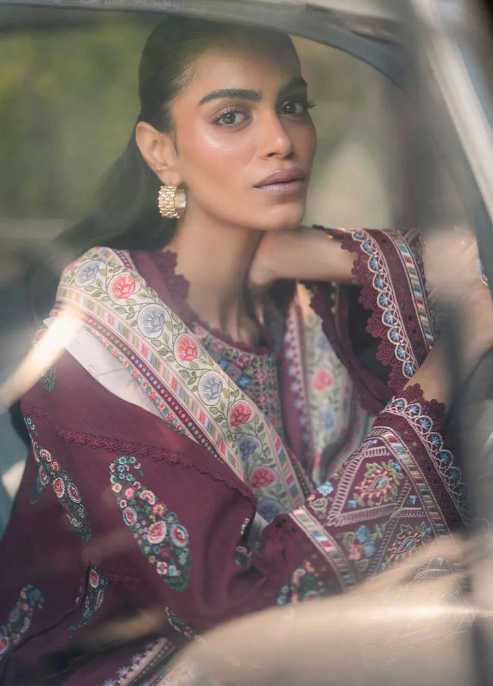 Diara By Bin Ilyas Embroidered Kotrai Suit Unstitched 3 Piece BI24DW 57-A - Winter Collection