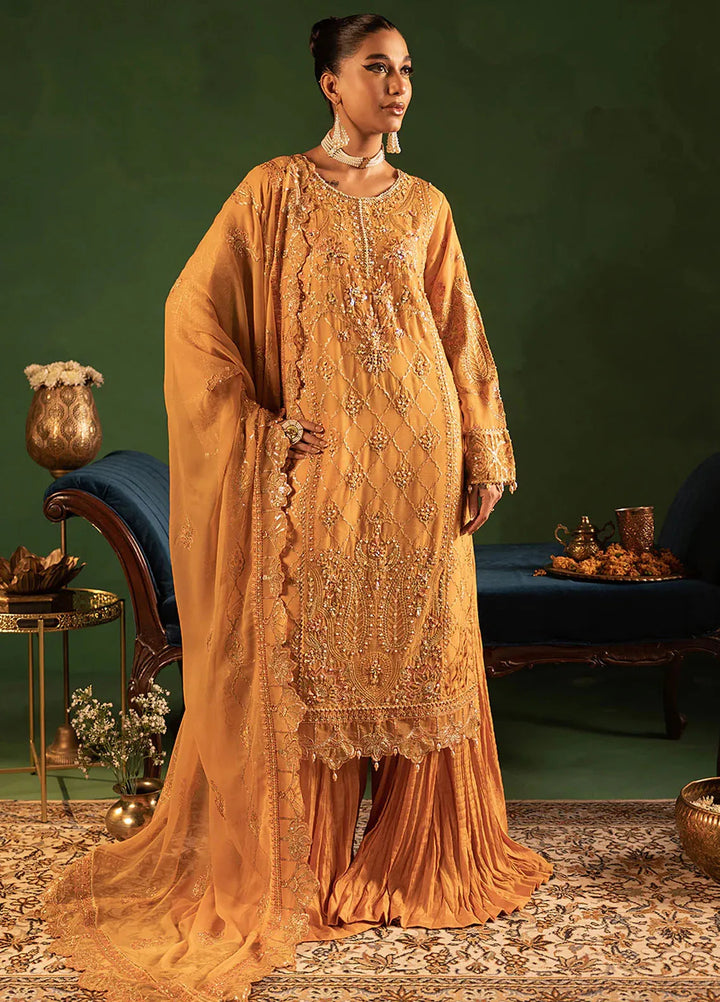 Diara Couture Pret Embroidered Chiffon 3 Piece Suit Haya-SF-15