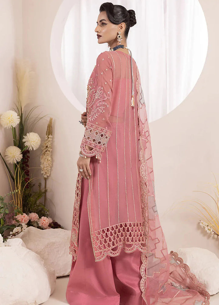 Diara Couture Pret Embroidered Chiffon 3 Piece Suit Saleha-SF-09