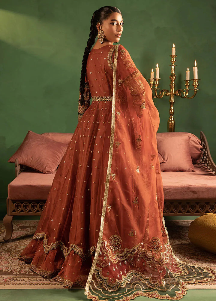 Diara Couture Pret Embroidered Net 3 Piece Suit Anarkali-US-607