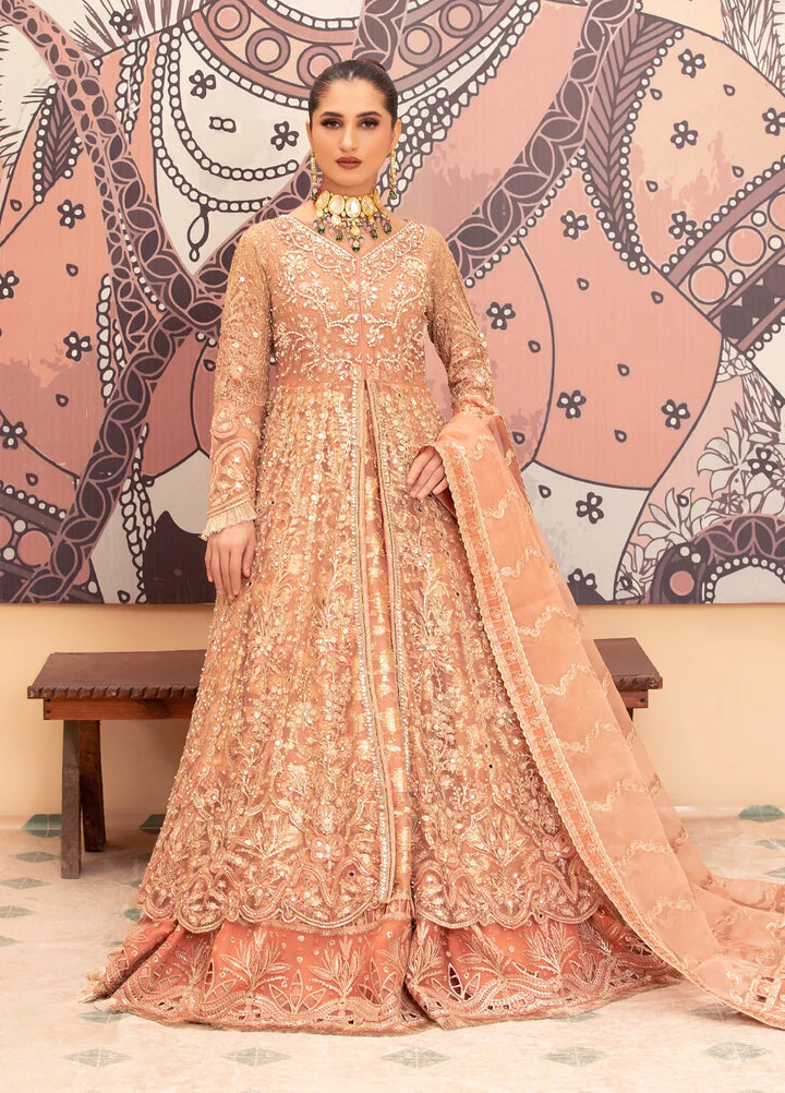 Diara Couture Pret Embroidered Net 3 Piece Suit Radiant Vows - Pnmt- 01-07