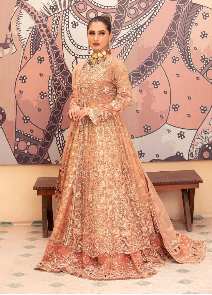 Diara Couture Pret Embroidered Net 3 Piece Suit Radiant Vows - Pnmt- 01-07