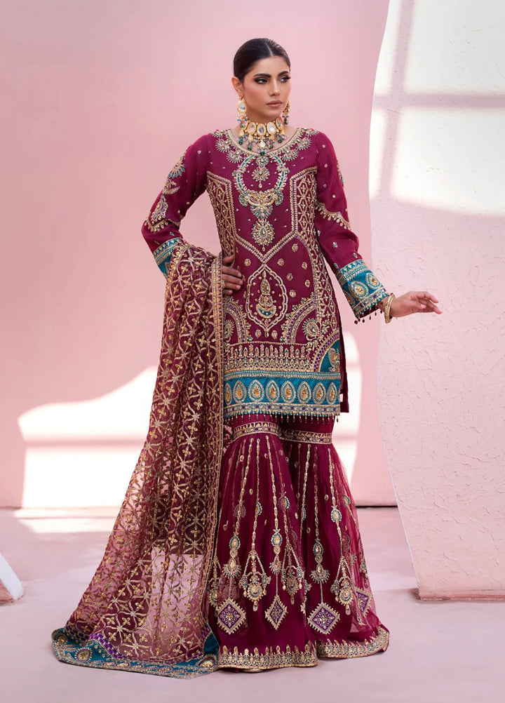 Diara Couture Pret Embroidered Organza 3 Piece Suit Zonaisha Ua-01