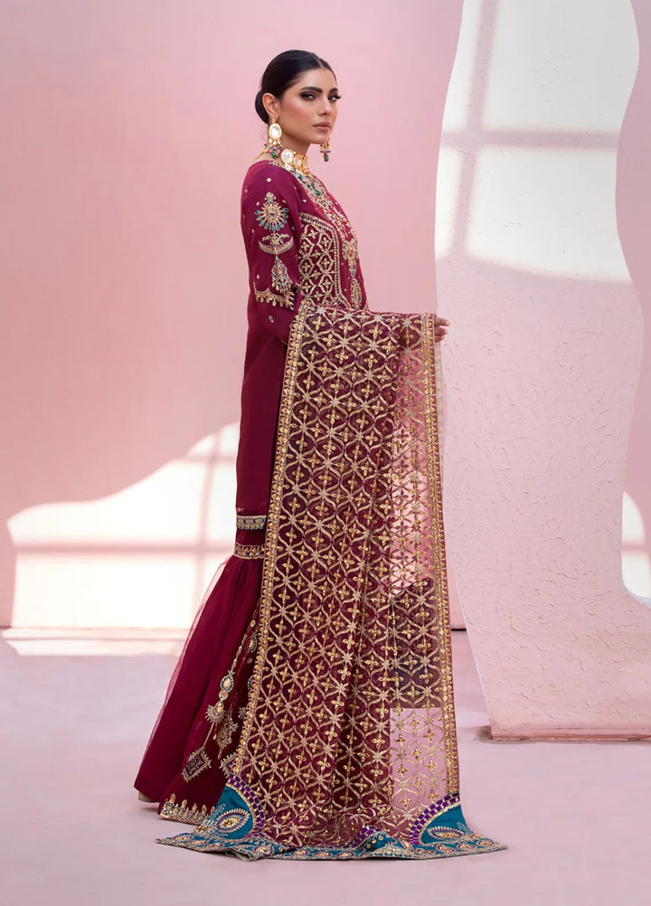 Diara Couture Pret Embroidered Organza 3 Piece Suit Zonaisha Ua-01