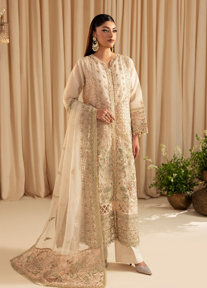 Diara Couture Pret Embroidered Organza 3 Pieces Carisse