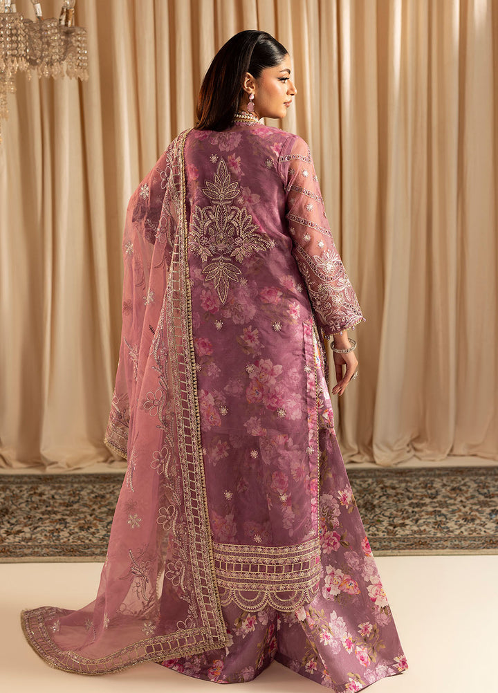 Diara Couture Pret Embroidered Organza 4 Pieces Kesari