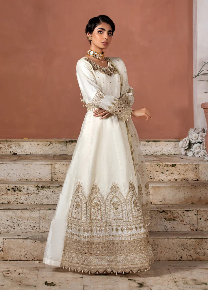 Diara Couture Pret Embroidered Raw Silk 3 Piece Suit Kehkashan - Us-596