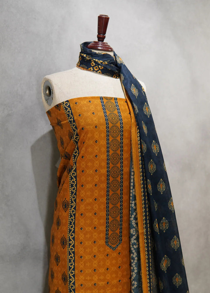 Digital Print By Bin Saeed Printed Lawn Suit Unstitched 3 Piece BS24D D-553 - Summer Collection