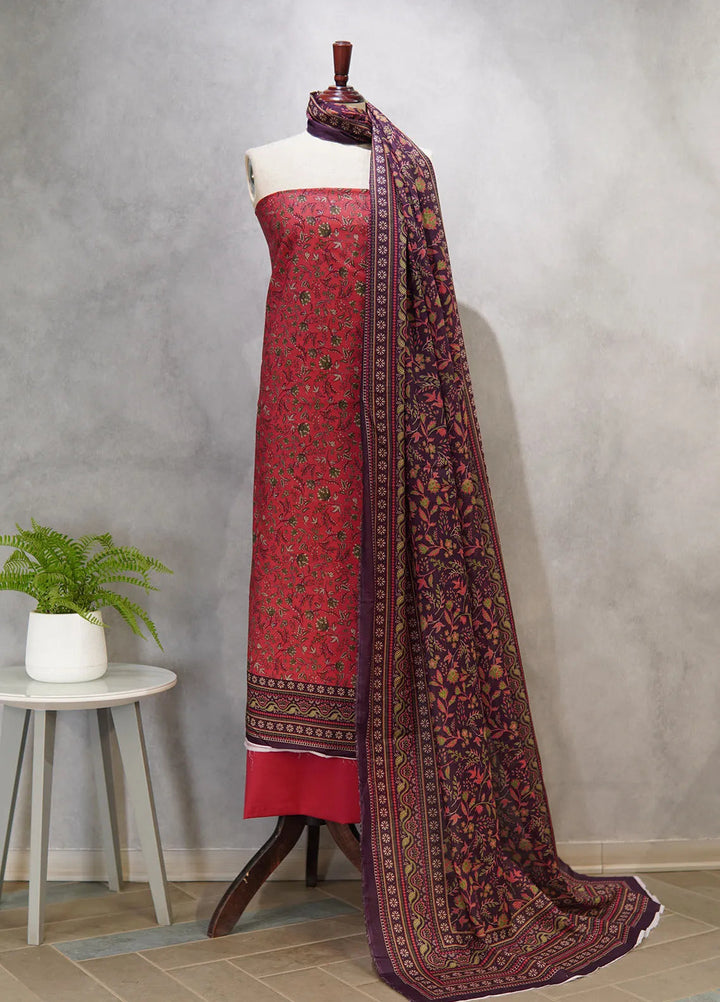 Digital Print By Bin Saeed Printed Lawn Suit Unstitched 3 Piece BS24F D-710 - Summer Collection