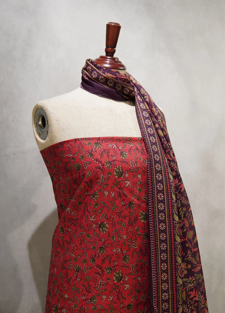 Digital Print By Bin Saeed Printed Lawn Suit Unstitched 3 Piece BS24F D-710 - Summer Collection